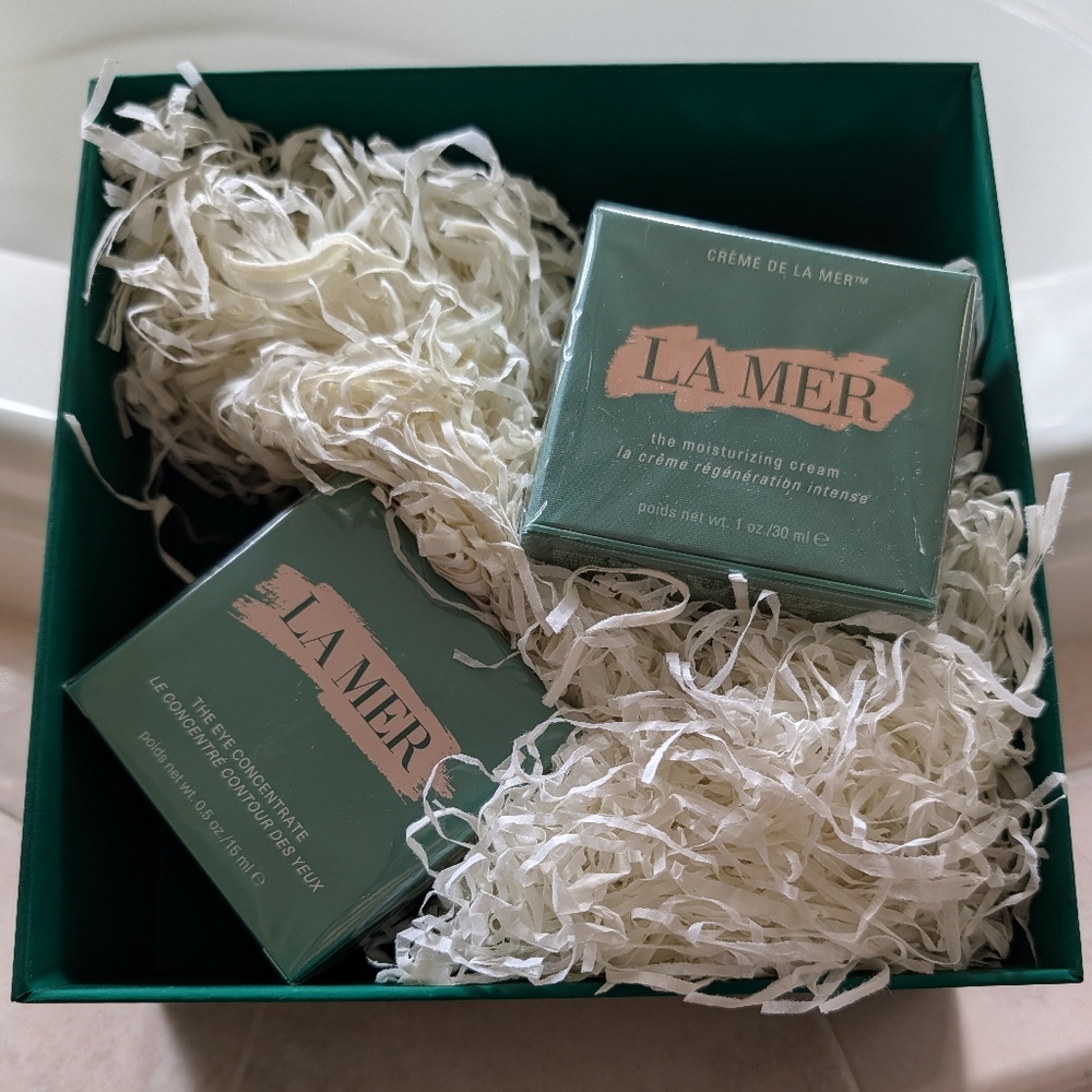 NWT La Mer Gift Set - Moisturizing Cream And Eye Concentrate